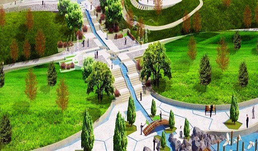طرح پروژه رود پارک مشهد